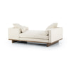 Everly Tete A Tete Chaise in Irving Taupe