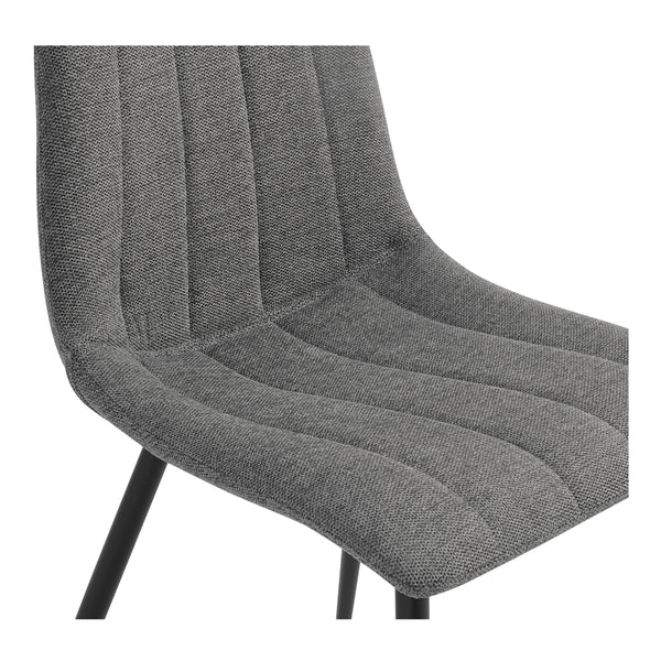 Moe's Alibi Dining Chair Set of 2 in Dark Grey