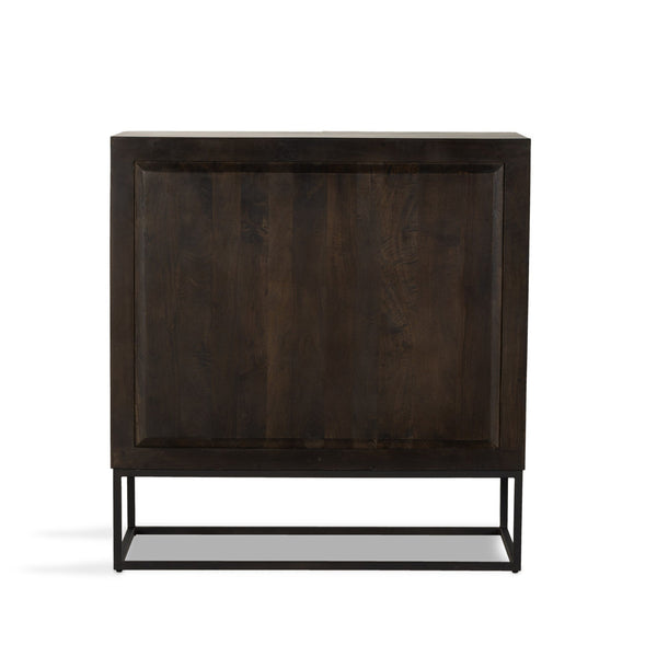 Kelby Bar Cabinet - Gunmetal