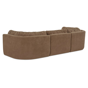 Matina Modular Sofa in Taupe Chenille