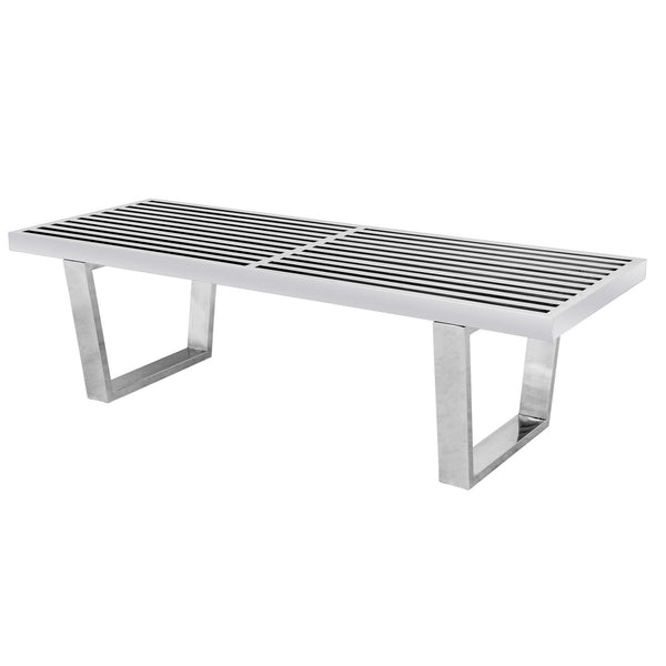Henry PLATFORM BENCH - 4 FEET - SILVER