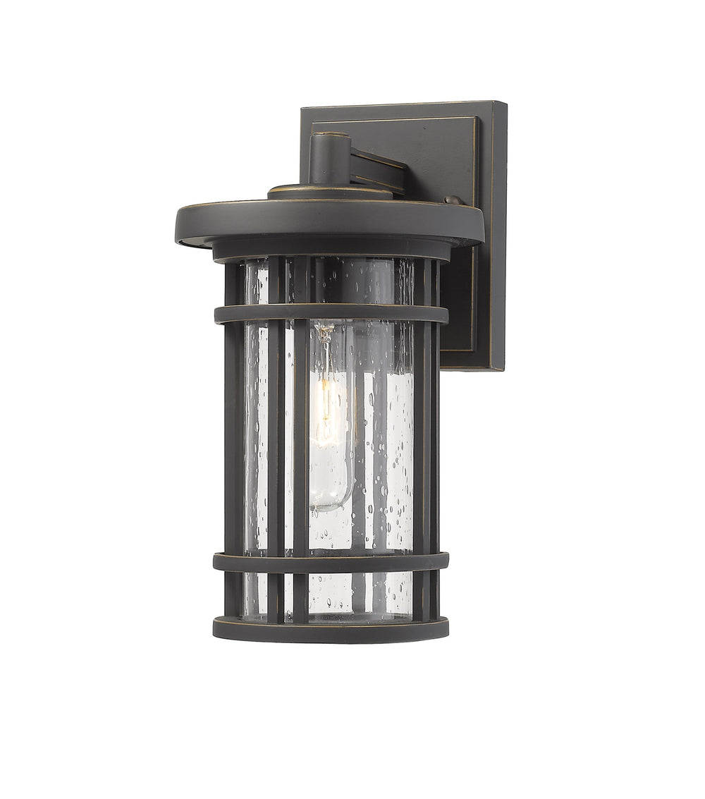 Jordan 1 Light Outdoor Wall Sconce in Oil Rubbed Bronze Finish