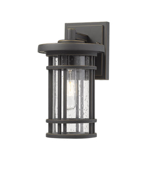 Jordan 1 Light Outdoor Wall Sconce in Oil Rubbed Bronze Finish