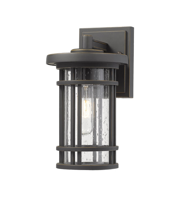 Jordan 1 Light Outdoor Wall Sconce in Oil Rubbed Bronze Finish