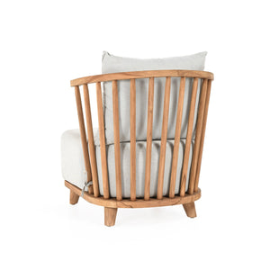 Hearst Outdoor Accent Chair - Teak & Olefin