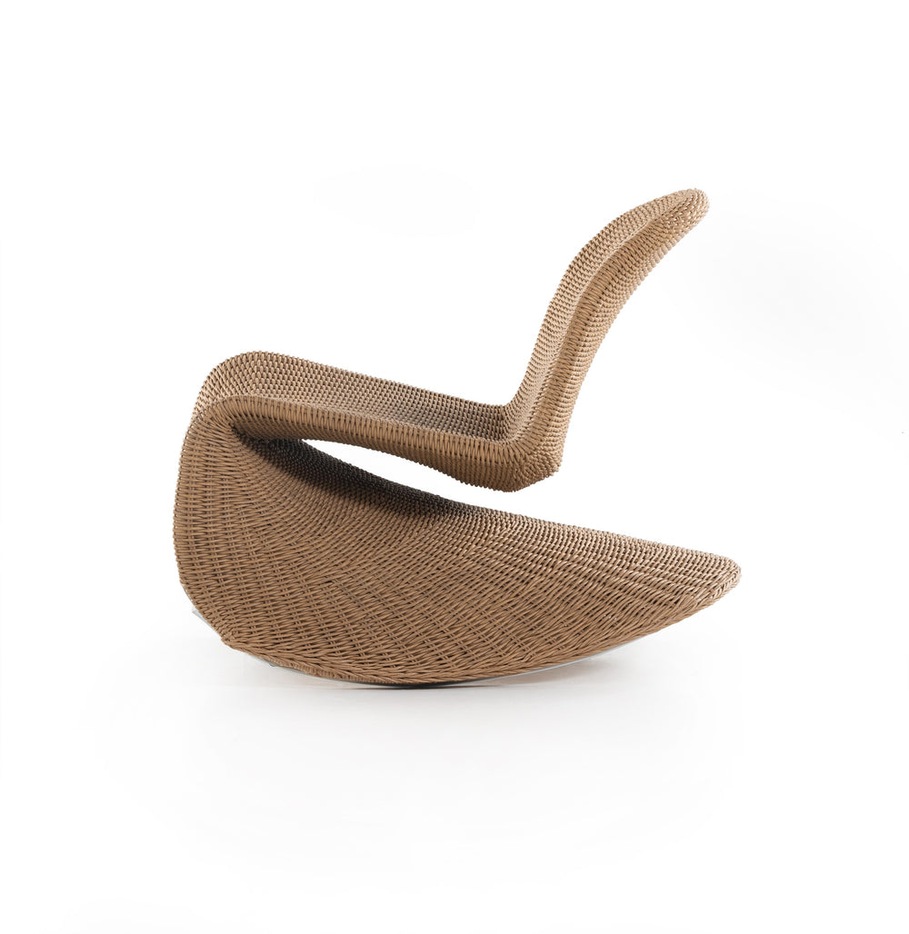 Portia Outdoor Rocking Chair In Natural