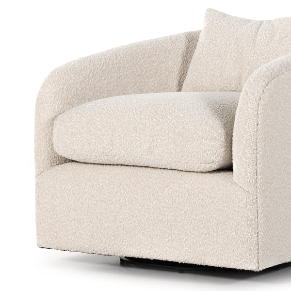 Topanga Swivel Chair In Knoll Natural