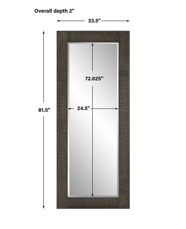 Figaro Oversized Wooden Mirror