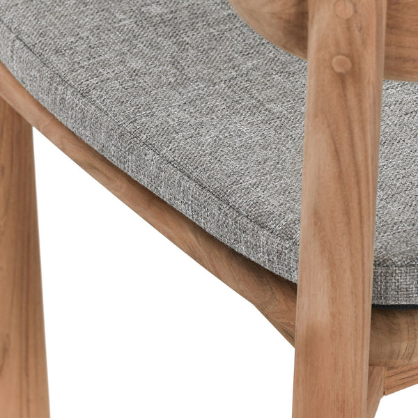 Aston Outdoor Dining Chair - Teak & Olefin