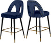 Kimberly Stool In Navy Velvet