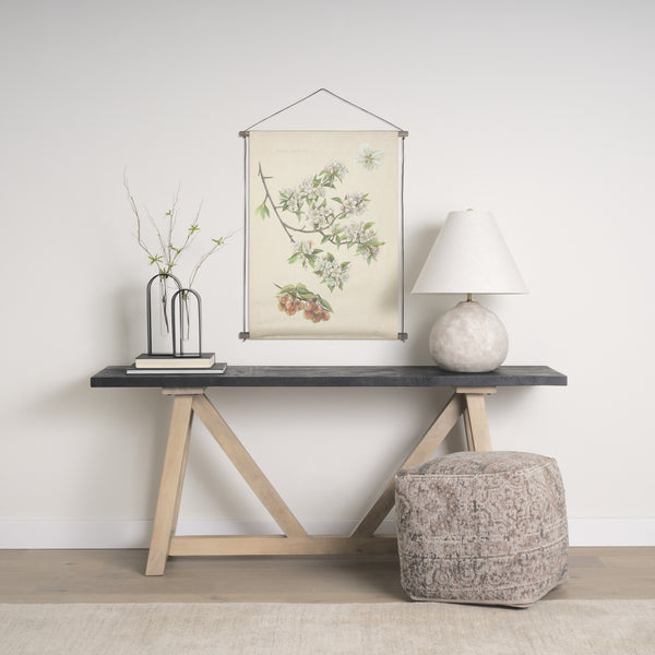 Khloe Small Taupe Pouf