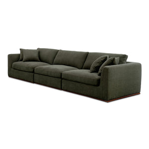 Moe's Rue Modular Sofa in Deep Green