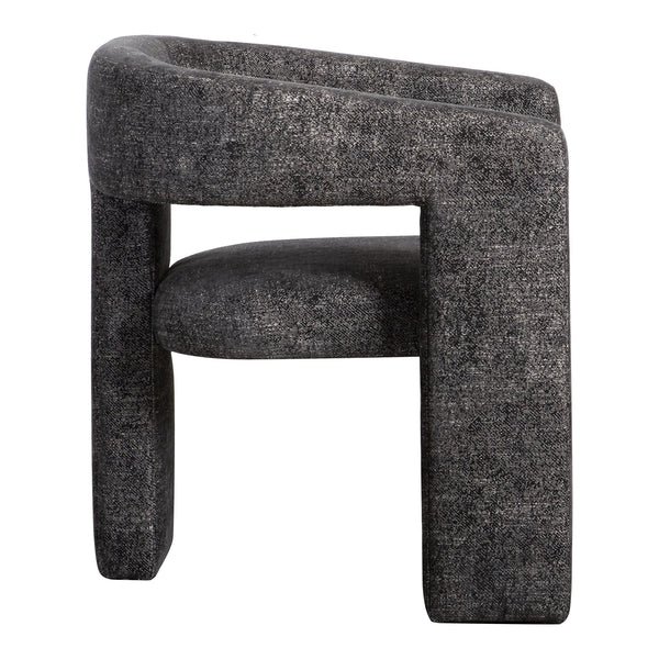 Moe's Elo Armchair in Black Polyester