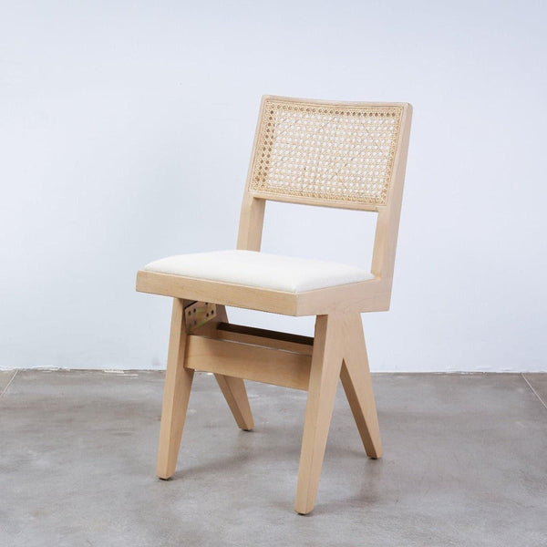 Jeanneret Side Chair with Seat Pad