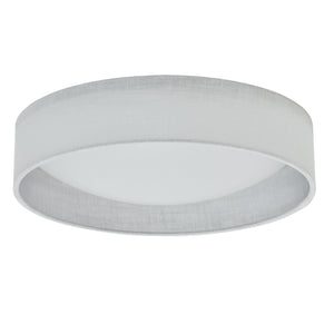 15" LED Flush Mount, White Shade
