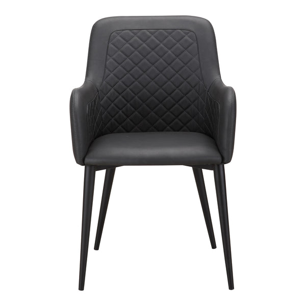 Moe's Cantata Dining Chair Set - Slate Vegan Leather