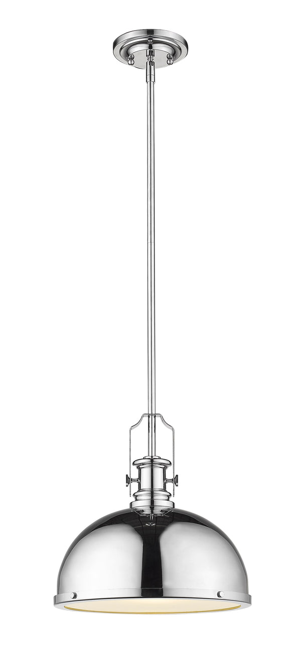 Melange 1 Light Pendant in Chrome Finish