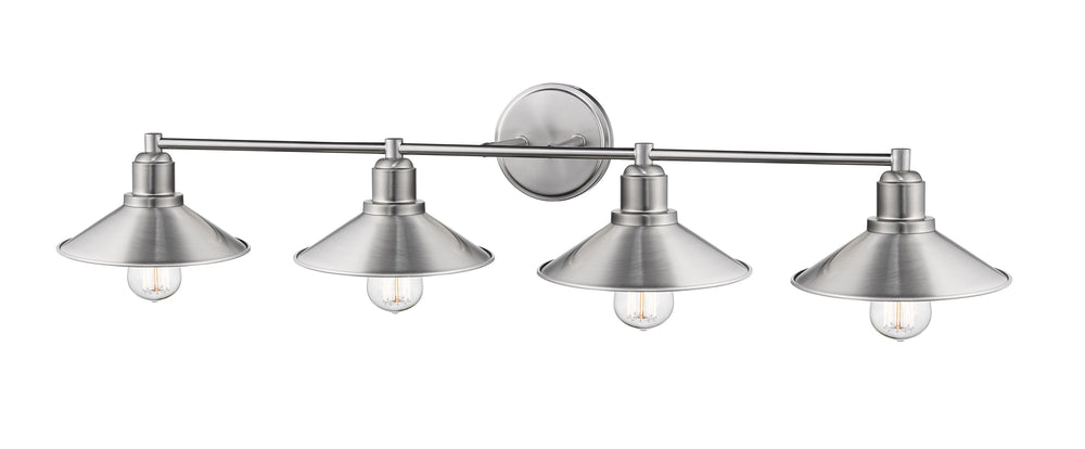 Casa 4 Light Vanity in Brushed Nickel Finish