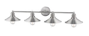 Casa 4 Light Vanity in Brushed Nickel Finish
