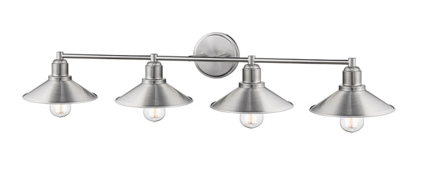 Casa 4 Light Vanity in Brushed Nickel Finish