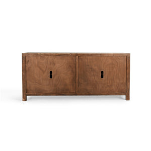 Astrid Solid Wood Cabinet with Reclaimed Pine - Vintage Cream