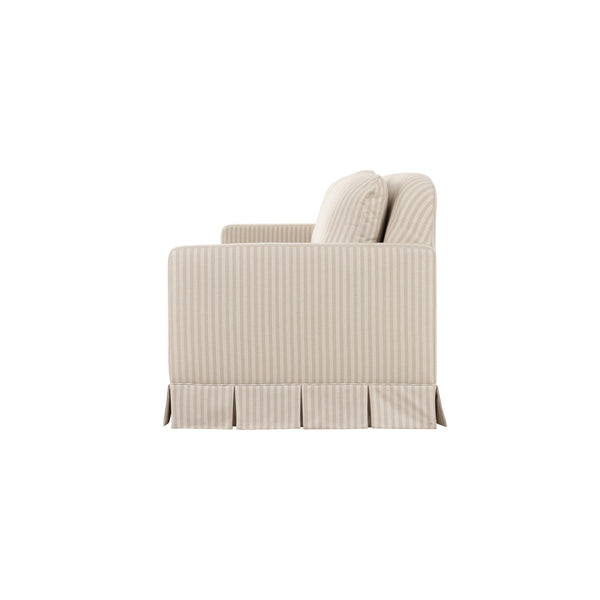 Pellicano Sofa Beige Stripe by Gillian Segal