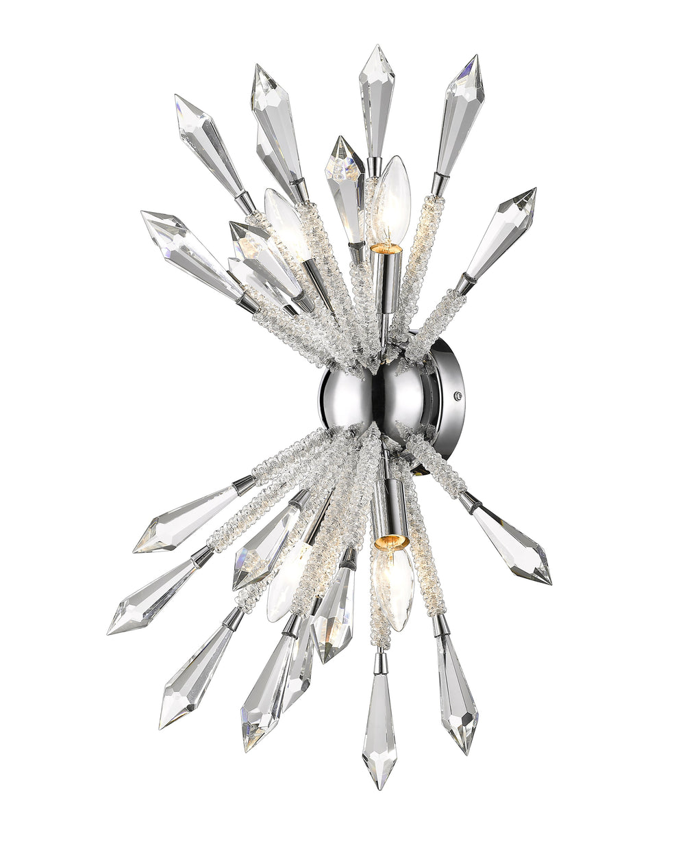 Soleia 4 Light Wall Sconce in Chrome  Finish