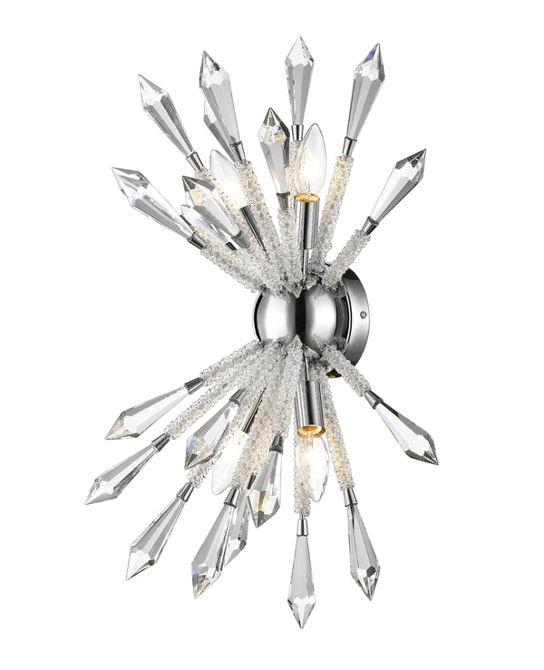 Soleia 4 Light Wall Sconce in Chrome  Finish