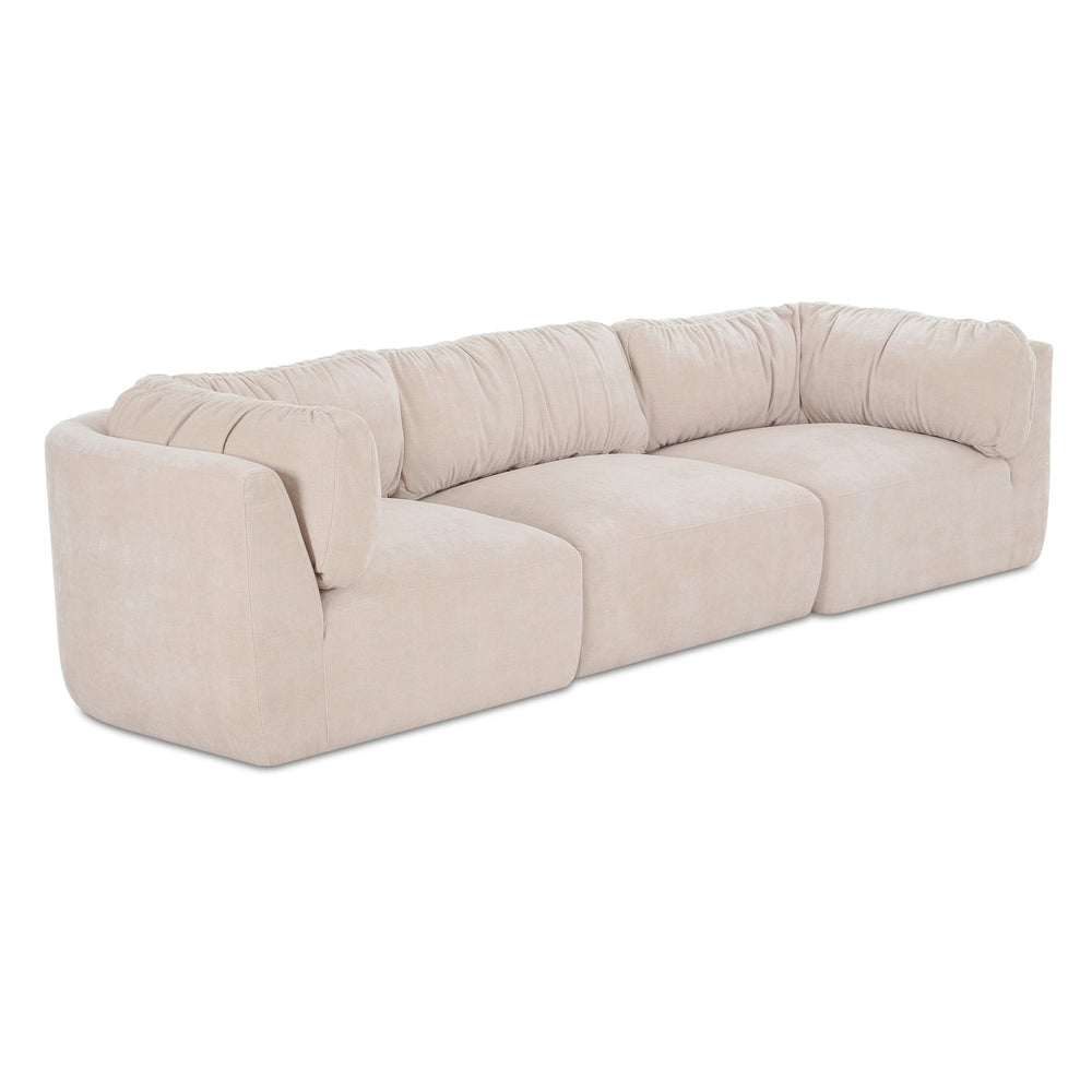 Matina Modular Sofa in Oatmeal Chenille