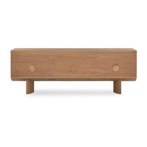 Pickford Media Console In Dusted Oak Veneer