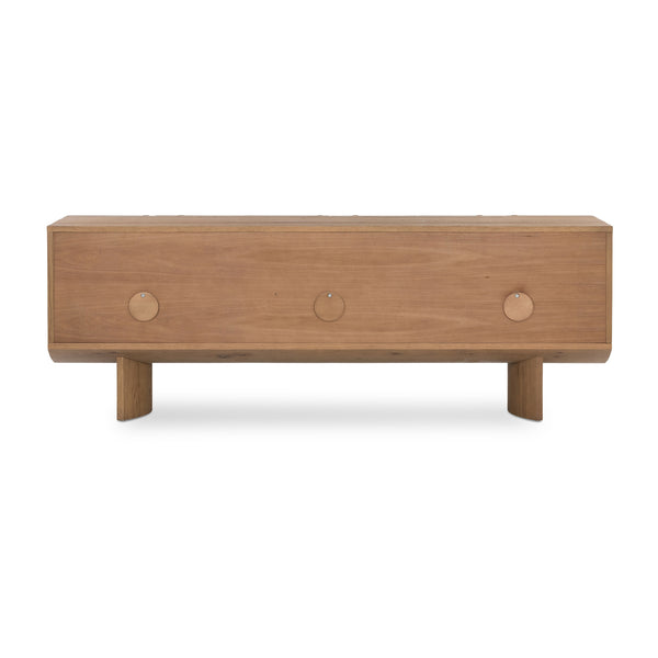 Pickford Media Console In Dusted Oak Veneer