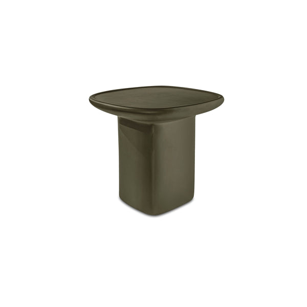 Moe's Manon Outdoor Side Table in Deep Green