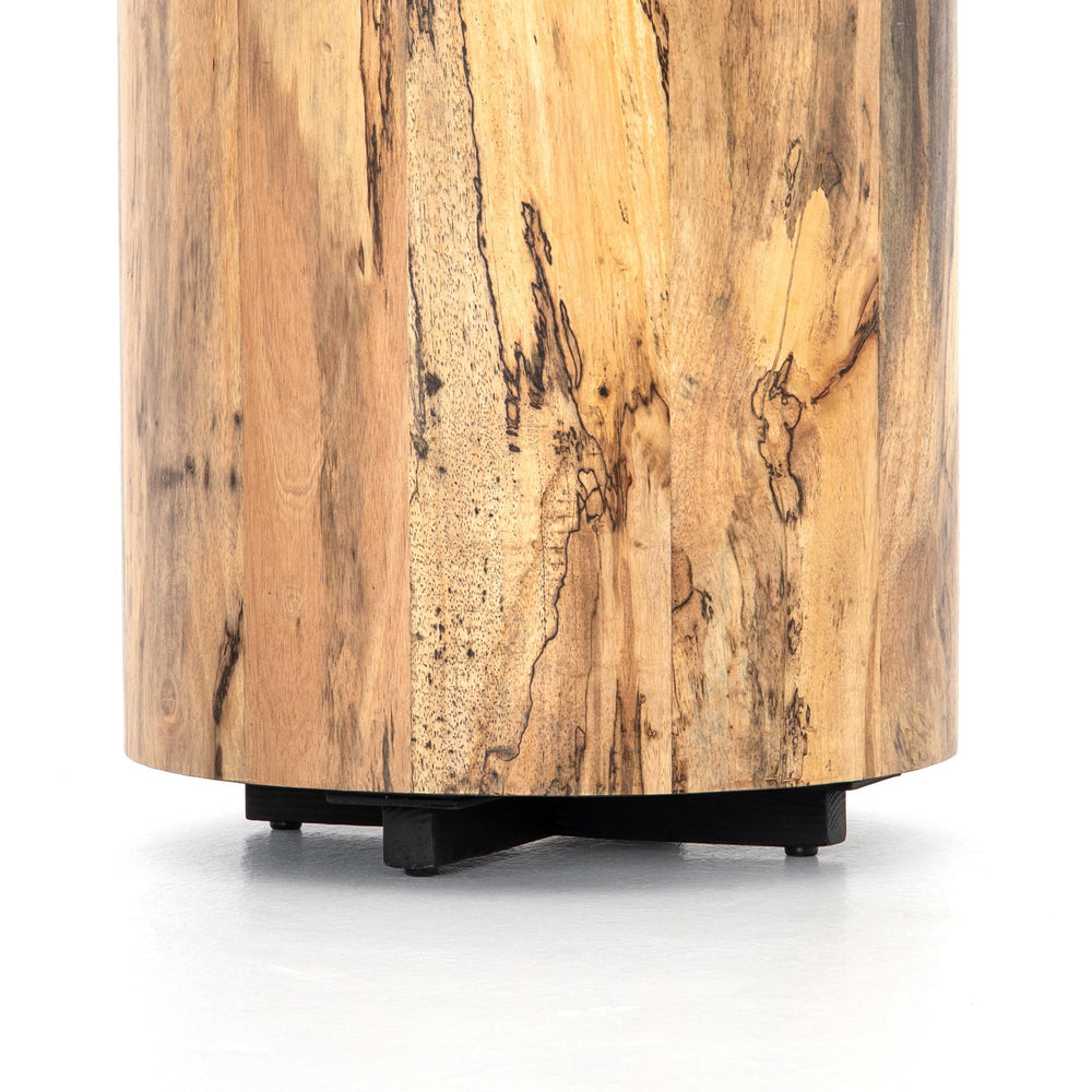 Hudson Round End Table-Spalted Primavera