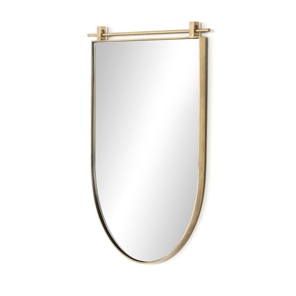Chico Small Arch Mirror - Antique Brass