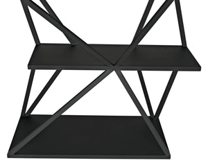 Sutro Shelf in Matte Black Industrial Steel