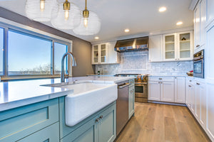 Harmony 3 Light Island/Billiard in Olde Brass Finish