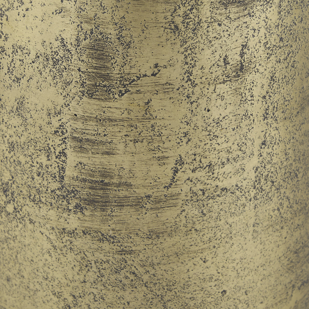 Quonset Extra Tall Brass Finished Aluminum Metal Pillar Object