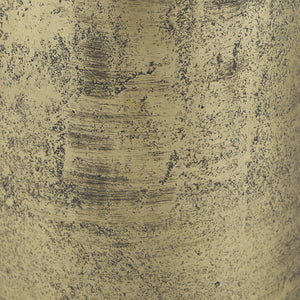 Quonset Extra Tall Brass Finished Aluminum Metal Pillar Object