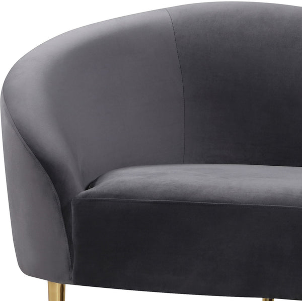 Bradford Sofa In Grey Velvet
