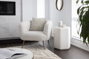 AMARA LOUNGE CHAIR - COPENHAGEN WHITE