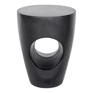 Moe's Aylard Outdoor Stool Black Concrete