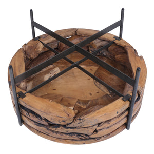 Bardo KD Reclaimed Teak Coffee Table, Natural 