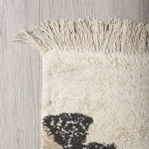 Carla 5x8 Earthy Neutrals Patterned Cotton Area Rug