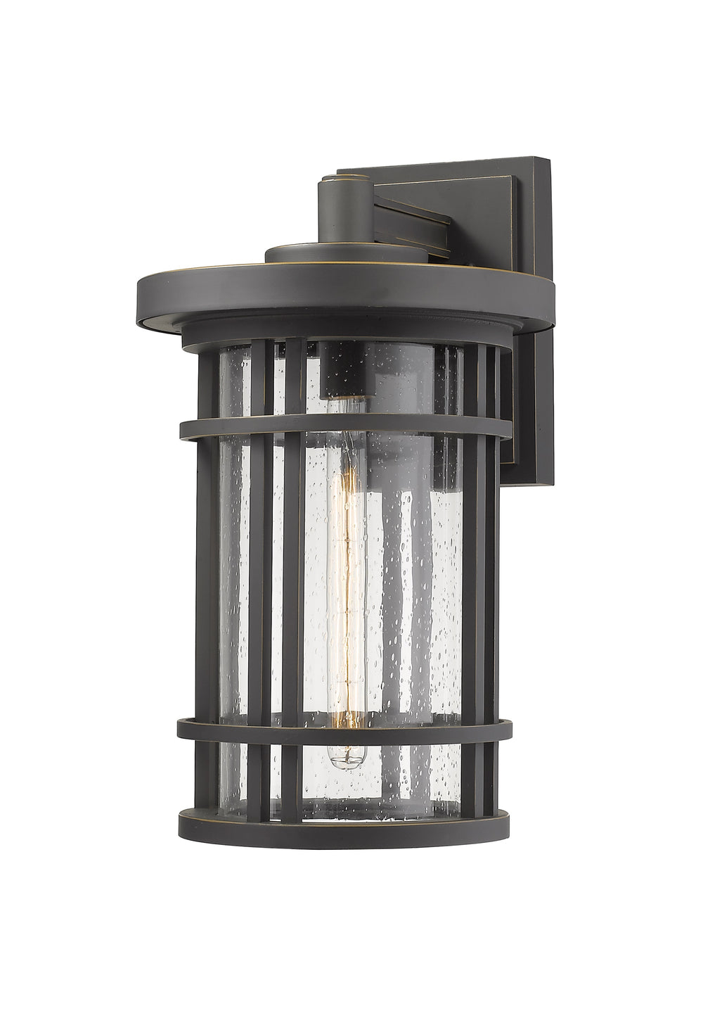Jordan 1 Light Outdoor Wall Sconce in Oil Rubbed Bronze Finish