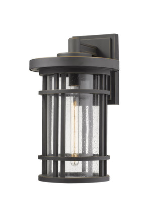 Jordan 1 Light Outdoor Wall Sconce in Oil Rubbed Bronze Finish