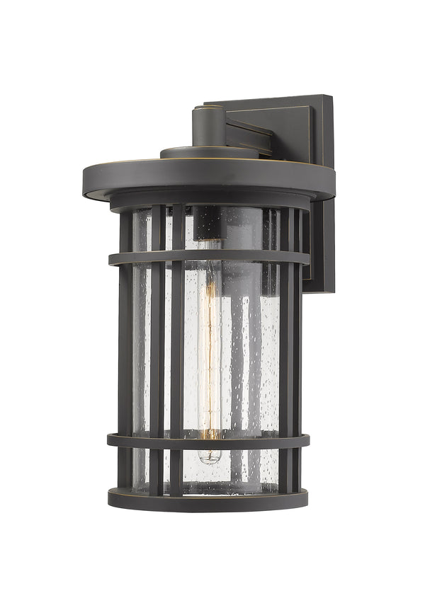 Jordan 1 Light Outdoor Wall Sconce in Oil Rubbed Bronze Finish