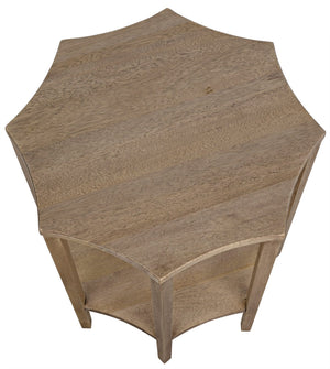 Ariana Side Table, Washed Walnut