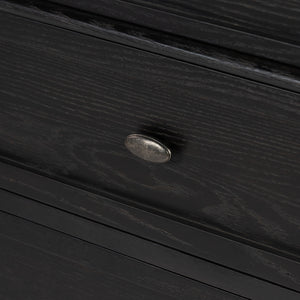 Toulouse 6 Drawer Dresser In Dstrssd Black