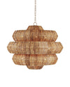 Antibes Chandelier In Khaki & Natural