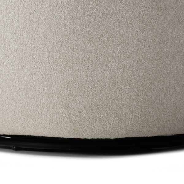Reed Swivel Chair In Crete Pebble